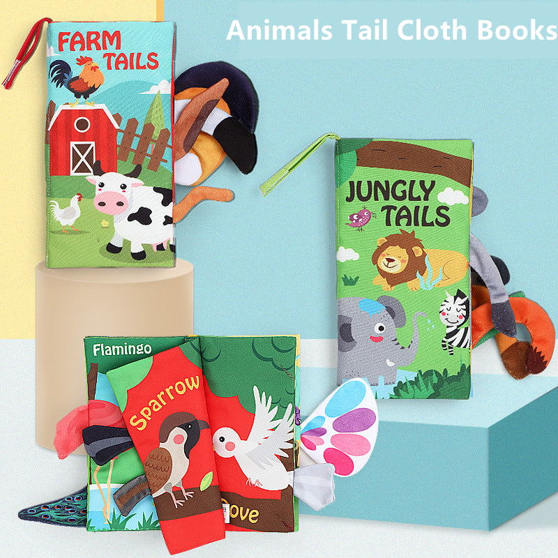 jungly tails soft baby book